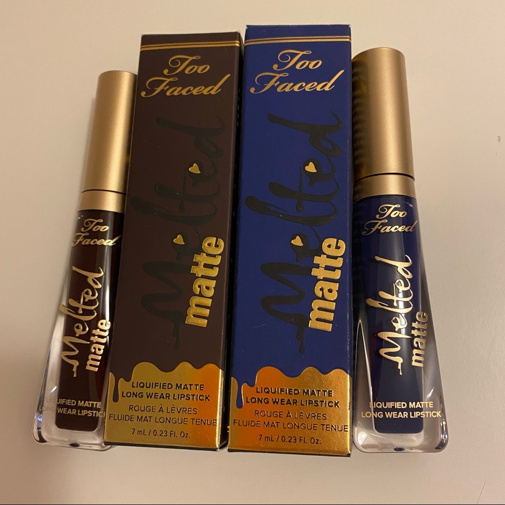 (2) Too Faced Melted Matte Liquid Lipsticks